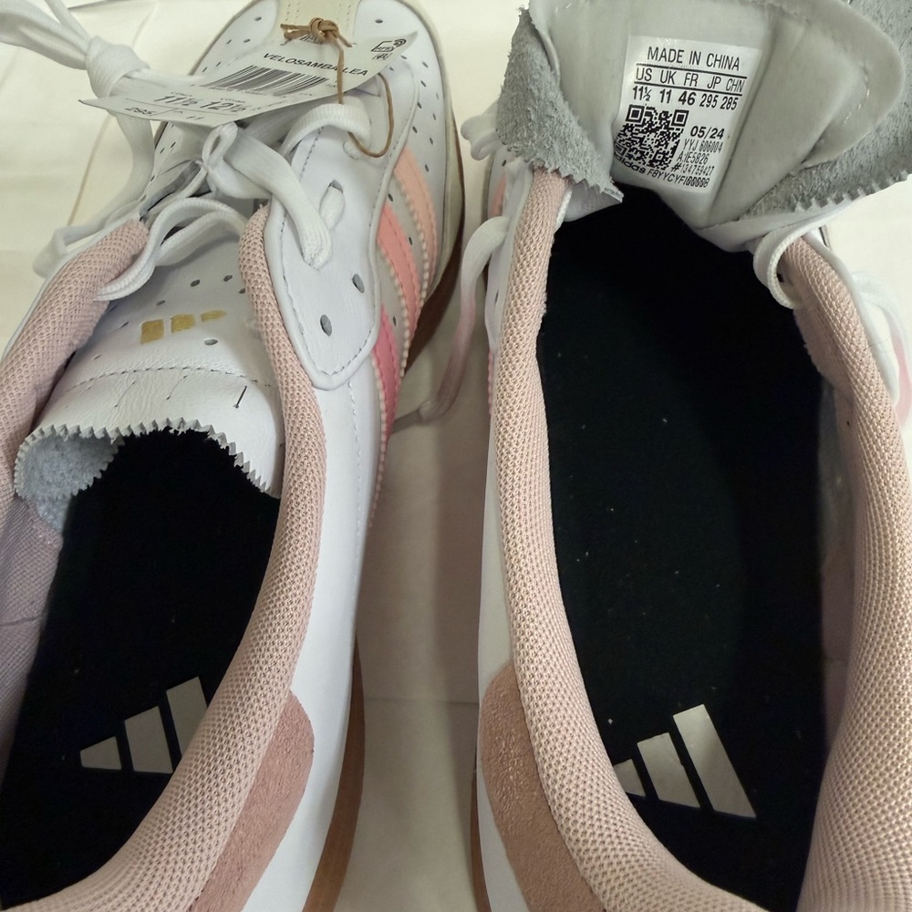Adidas Velosamba White/Sandy Pink sneakers - Picture 2 of 7